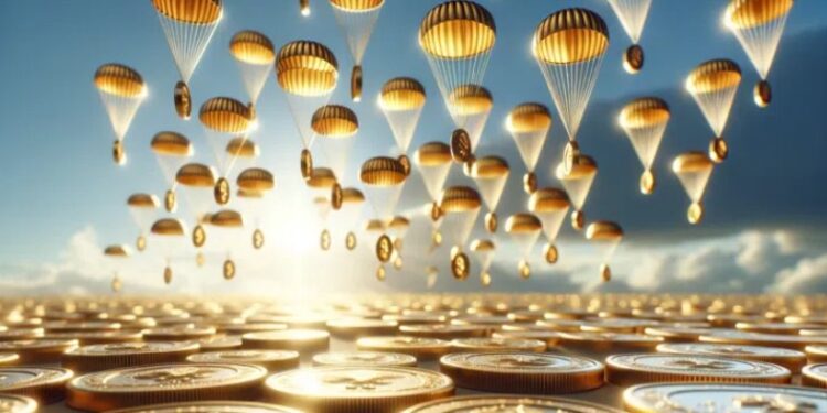 Binance HODLer Airdrops es un programa que recompensa a los titulares de BNB con airdrops de tokens. Fuente: Dall-E.