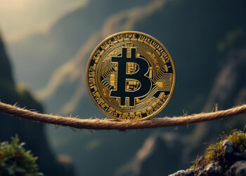 Bitcoin mantiene el equilibrio en la zona levemente superior a 100.000 dólares. Imagen generada mediante Grok, por CriptoNoticias.