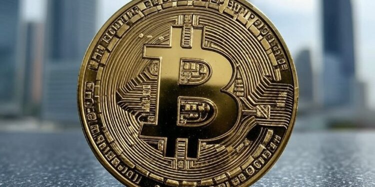 1 bitcoin físico de ficción.