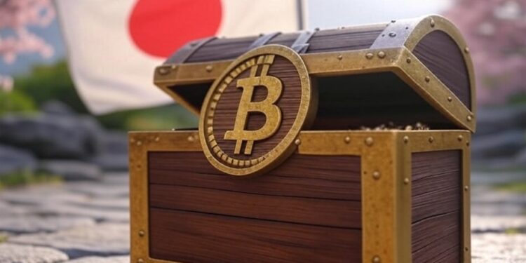 Por ahora no está prevista una reserva de bitcoin en Japón. Fuente: Grok.