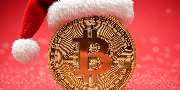 Bitcoin no está teniendo, todavía, el rally navideño que muchos esperaban. Fuente: imagen generada mediante Grok, por CriptoNoticias.