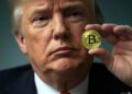 Donald Trump prometió ser un "presidente pro-criptomonedas". Fuente: imagen generada mediante Grok, por CriptoNoticias.