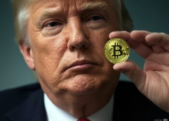 Donald Trump promete ser un "presidente pro-criptomonedas". Fuente: imagen generada mediante Grok, por CriptoNoticias.