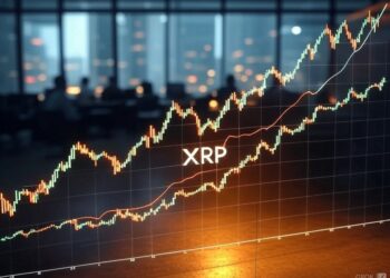 Sube el precio de XRP. Fuente: imagen generada mediante Grok, por CriptoNoticias.