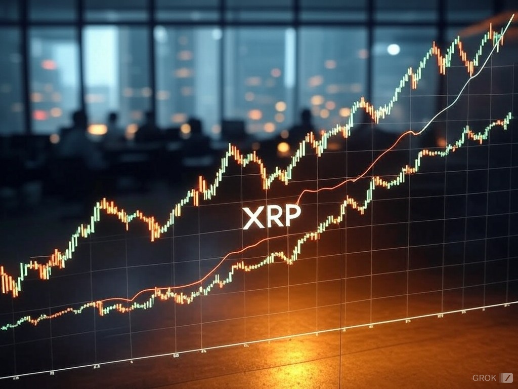 La cassure d’un fanion haussier pour le XRP serait imminente