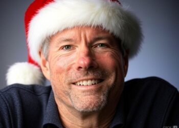 Michael Saylor es el presidente de MicroStrategy - Imagen generada por CriptoNoticias mediante Grok.