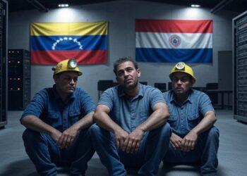 Entre ambas naciones, este año se incautaron más de 20.000 dispositivos ASIC para minar Bitcoin. Fuente: Grok.