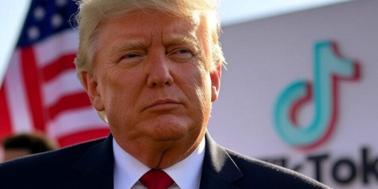 Trump cambió radicalmente de postura sobre TikTok. Fuente: Grok.