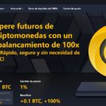 Captura de pantalla del homepage de BexBack.