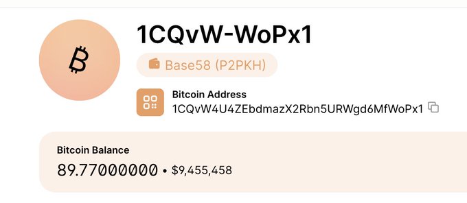Posible dirección de una wallet de Ross Ulbricht