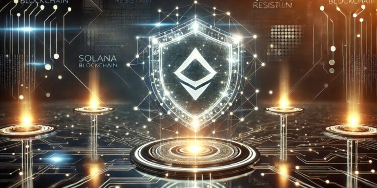 Solana introduce una solución para proteger los fondos de los usuarios frente a los ataques de computación cuántica. Fuente: ChatGPT.