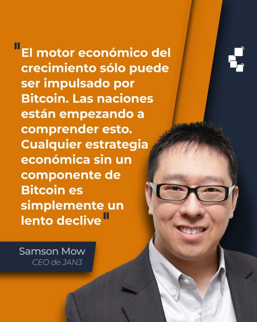 Opinión de Samson Mow sobre Bitcoin