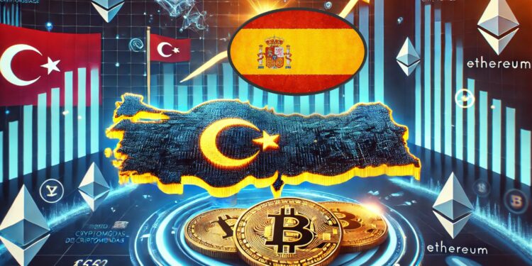 BBVA se asocia con Bit2Me para llevar el comercio de criptomonedas al público turco. Fuente: ChatGPT.