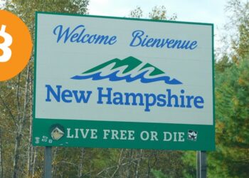 El estado de Nuevo Hampshire podría tener su propia reserva de BTC. Fuente: onlyinyourstate/CryptoLogos.
