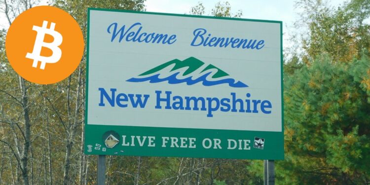 El estado de Nuevo Hampshire podría tener su propia reserva de BTC. Fuente: onlyinyourstate/CryptoLogos.
