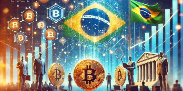 La Receita Federal de Brasil prepara cambios fiscales en torno a los criptoactivos. Fuente: ChatGPT.