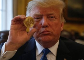 Se acerca la asunción de Donald Trump y el precio de bitcoin lo sabe. Fuente: imagen generada mediante Grok, por CriptoNoticias.