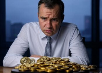 La alta volatilidad de bitcoin propició fuertes liquidaciones de posiciones apalancadas. Fuente: Imagen generada mediante Grok, por CriptoNoticias.