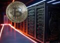 Bitcoin y racks de minería