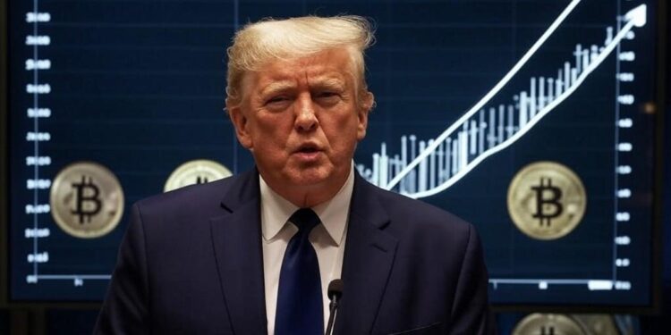 Trump está en los ojos del mercado de bitcoin. Fuente: Grok.