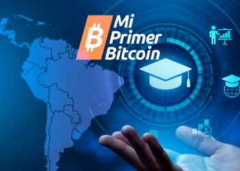 Mi Primer Bitcoin ha graduado a más de 30.000 estudiantes en El Salvador. Fuente:  Composición por CriptoNoticias. 2140meetups.com ; Murrstock / StudioXL / stock.adobe.com.