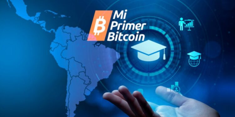 Mi Primer Bitcoin ha graduado a más de 30.000 estudiantes en El Salvador. Fuente:  Composición por CriptoNoticias. 2140meetups.com ; Murrstock / StudioXL / stock.adobe.com.