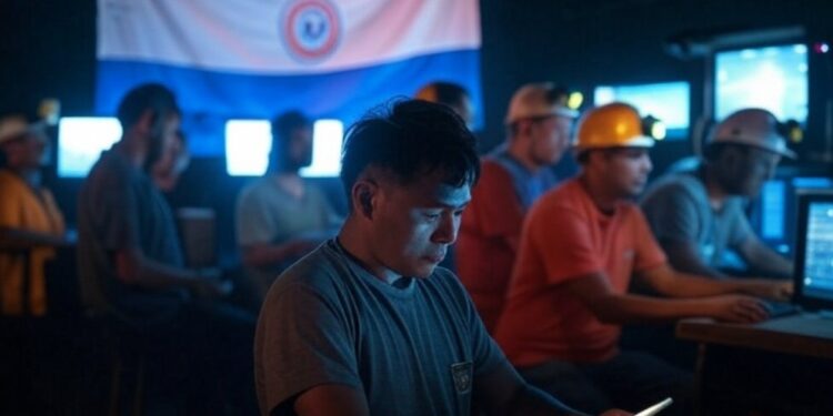 Los mineros de Bitcoin siguen apostando por Paraguay. Fuente: Grok.