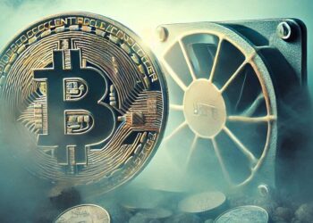 mineros de bitcoin ocultos en la niebla, estilo romántico