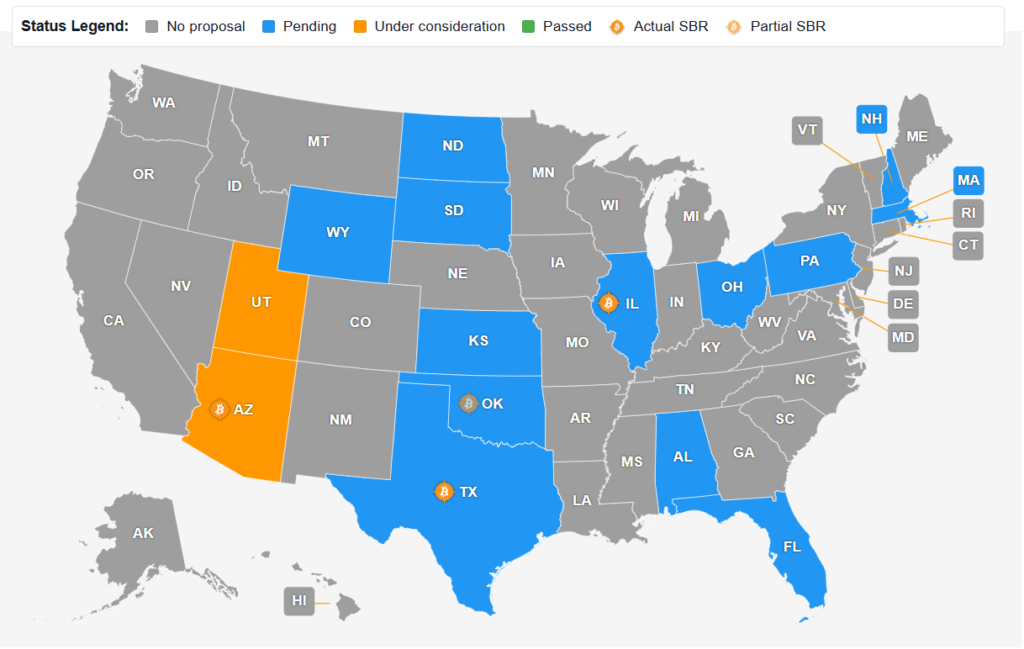 15 estados de EE. UU. trabajan en proyectos de ley para sus reservas en bitcoin hasta el 30 de enero de 2025