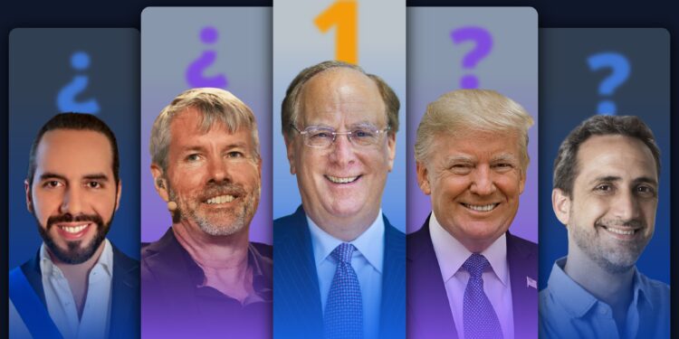 top de personas influyentes para Bitcoin en 2024