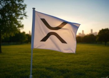 XRP está formando un banderín alcista - Fuente: imagen generada mediante Grok, por CriptoNoticias.