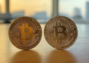 dos monedas de bitcoin