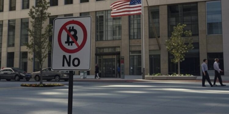 Bitcoin prohibido en bancos de Estados Unidos