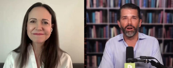 María Corina y Trump Jr. hablaron sobre bitcoin ¿qué dijeron?