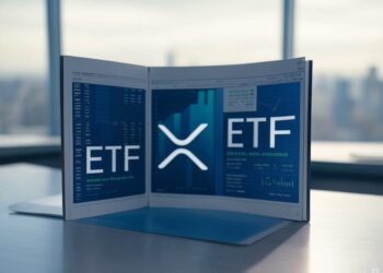 Cinco empresas arrancaron el proceso para lanzar  sus ETF de XRP en Estados Unidos. Fuente: GROK.