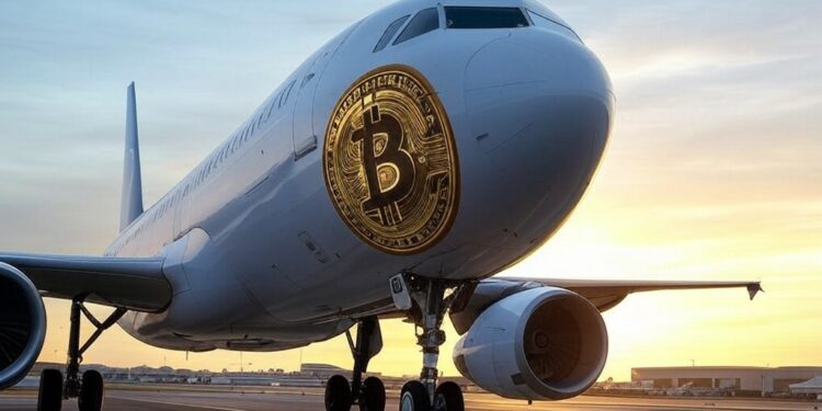 Bitcoin (BTC) "aterriza" en el portafolio modelo de BlackRock. Fuente: imagen generada mediante Grok, por CriptoNoticias.