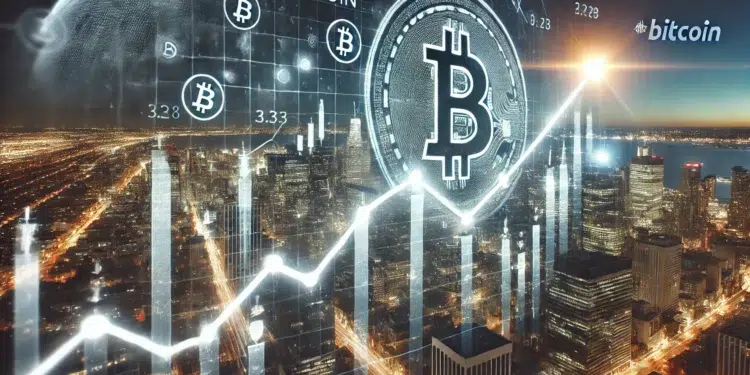 Hay indicios alcistas para el precio de bitcoin (BTC). Fuente: imagen generada mediante Dall-E, de OpenAI, por CriptoNoticias.