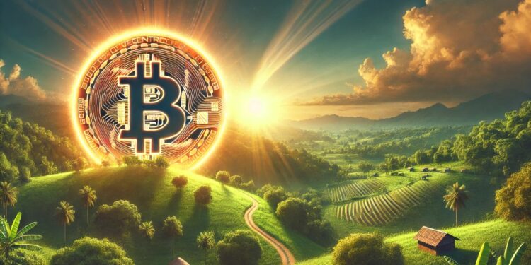 A pesar de los ajustes y desafíos, El Salvador sigue apostando por bitcoin. Fuente: ChatGPT.