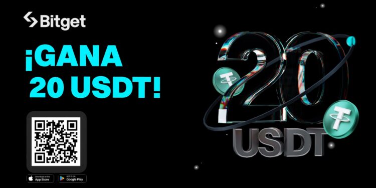 Bitget obsequio 20 USDT registro