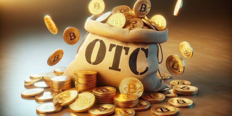 Se disparan las compras de bitcoin OTC. Fuente: Dall-E, por OpenAI.