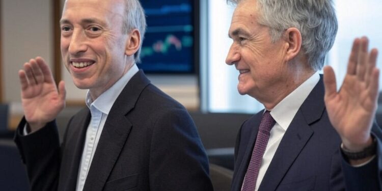 Hay un recambio de villanos en el universo bitcoiner. Fuente: imagen generada mediante Grok, por CriptoNoticias.