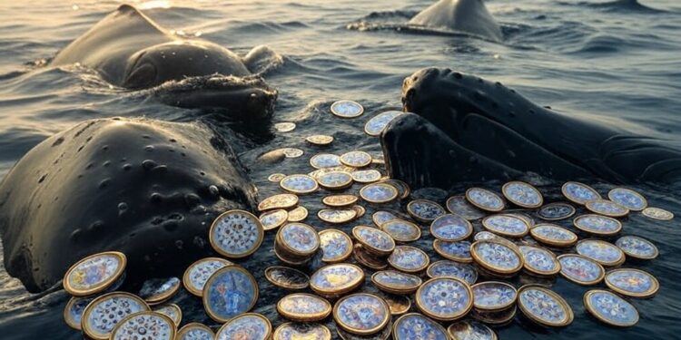 Las ballenas de ADA no han vuelto a comprar la criptomoneda incluso después de que el precio haya bajado. Fuente: Grok.