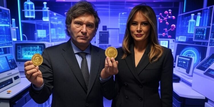 El token promovido por Milei, LIBRA, habria sido creado por el mismo equipo que MELANIA. Fuente: IA Grok.