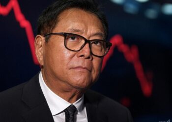 La crisis es vista por Kiyosaki como una oportunidad para invertir en bitcoin. Fuente: imagen generada mediante Grok, por CriptoNoticias.