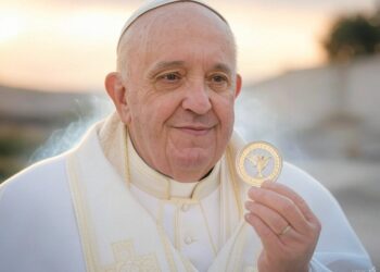 El "buen humor" del Papa Francisco durante su hospitalización impulsa a memecoins inspiradas en él. Fuente: Grok.