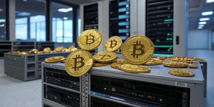 Mineros de cotización pública aumentan su presencia en el hashrate global de Bitcoin. Fuente: IA Grok.