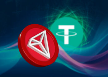 USDT alcanza nuevo máximo histórico en Tron. Composición por CriptoNoticias. coinmarketcap.com ; PETR BABKIN / akif / stock.adobe.com.