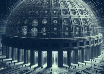 una red de bancos subterraneos, nocturnos y secretos. Estilo brutalista