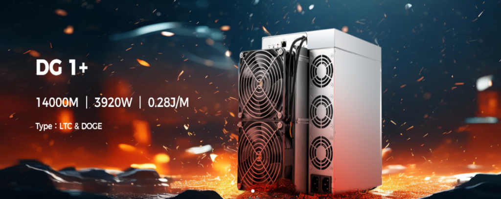 ASIC DG 1+ de la empresa Elphapex para la minería de DOGE.