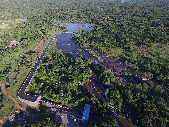 Central hidroeléctrica de Zengamina, ubicada en un región remota del país africano Zambia.